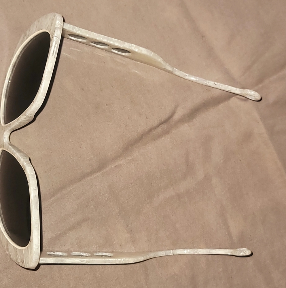 PALOMO FILIP WHITE MARBLE UNISEX SUNGLASSES 55/13 145 CAT 3 Made In Spain - Picture 9 of 16